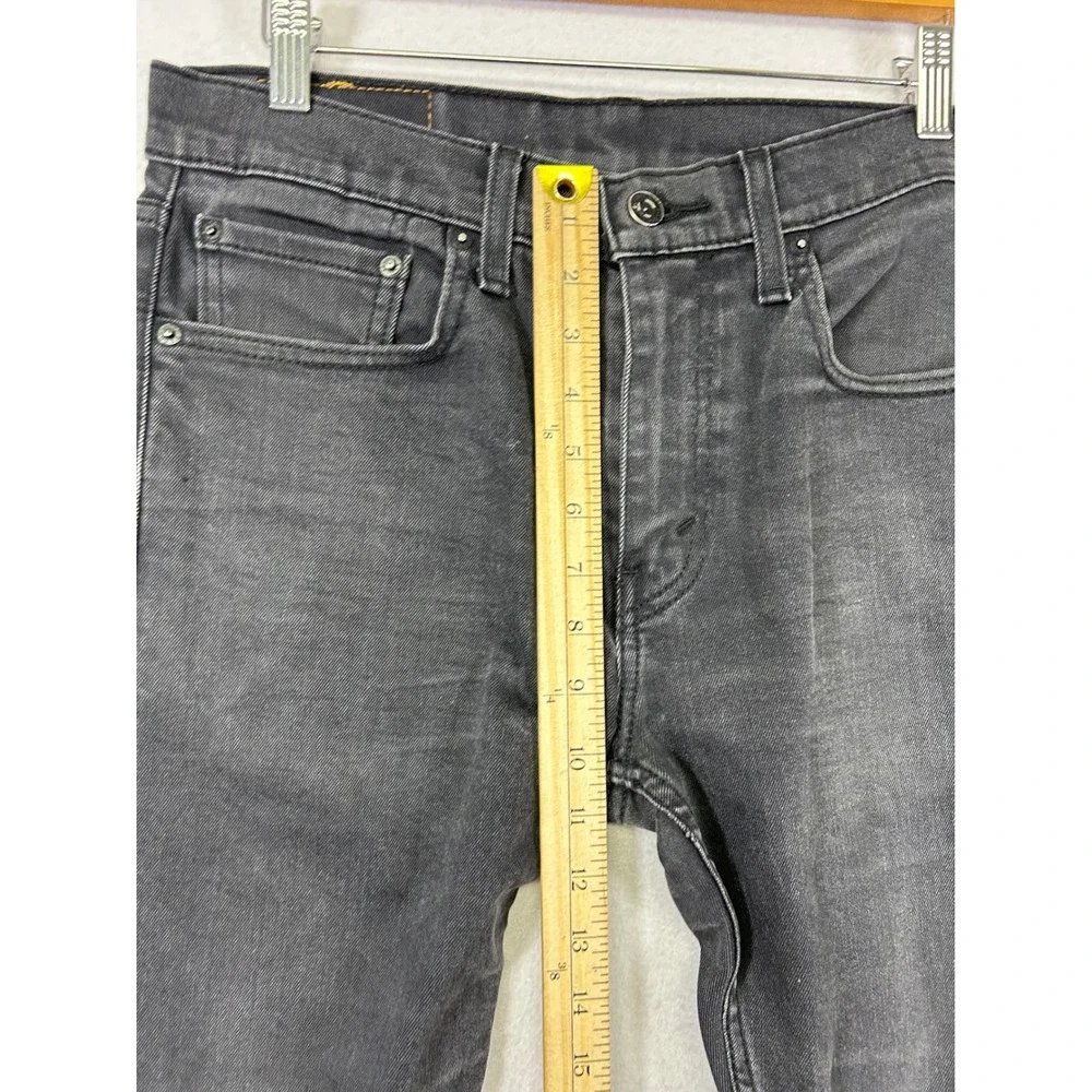 Streetwear Grunge‎ Levis Mens 31x30 Black 502 Regular Taper WaterLess Jeans
